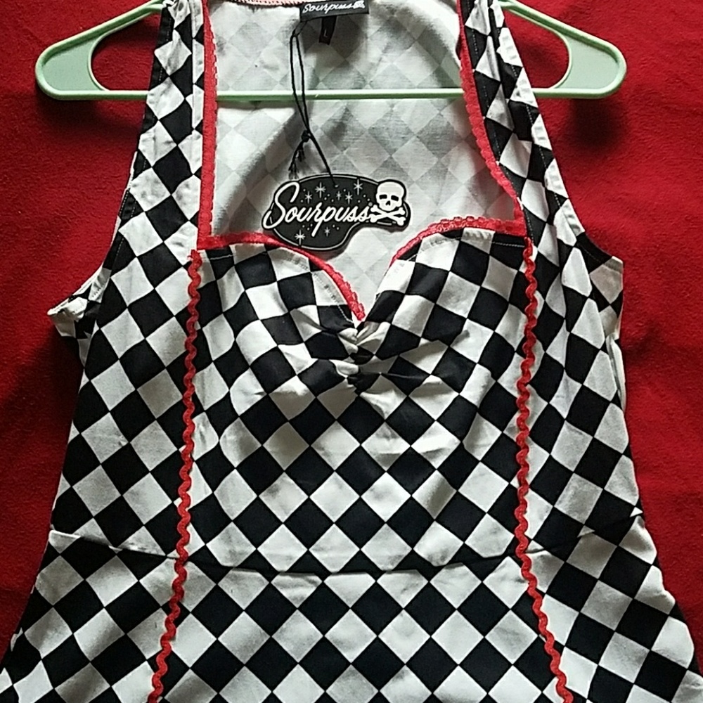 Sourpuss Checkered Dress
